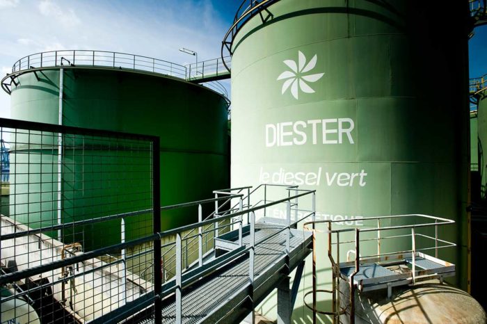 Biodiesel Diester produit dans l'usine Saipol à Grande Courrone
