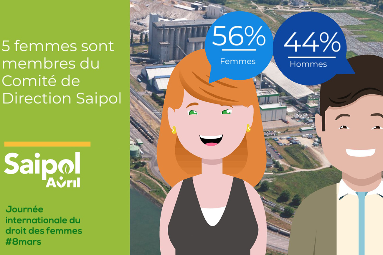 Illustration de l'égalité au sein du CODIR Saipol